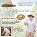 MidWest Gloves & Gear Mens Outdoor Work or Garden Straw Hat, 48