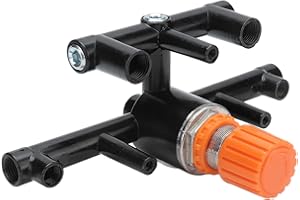 WISOQU Pressure Regulator Valve Fit Part,Air Compressor Switch Pressure Regulator Valve Fit Part,Aluminum Alloy Air Compressor Switch Accessories Outlet Tube