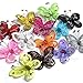Huayao 40 PCS 2inch Organza Butterflies Craft Wedding Decoration DIY Choose Colors (Multicolor)