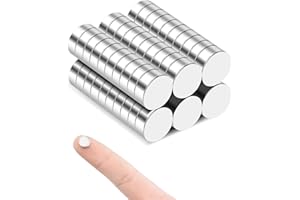 BEST CHOICE MAGNETS Small Magnets, 60 Pack Refrigerator Magnets 8x3mm Rare Earth Magnets Neodymium Magnet for Crafts, Whiteboard, Kitchen Cabinet