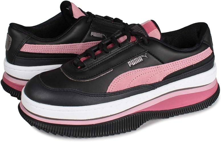Amazon プーマ Deva Mixed Metallic Wmns スニーカー ブラック 黒 3739 02 スニーカー