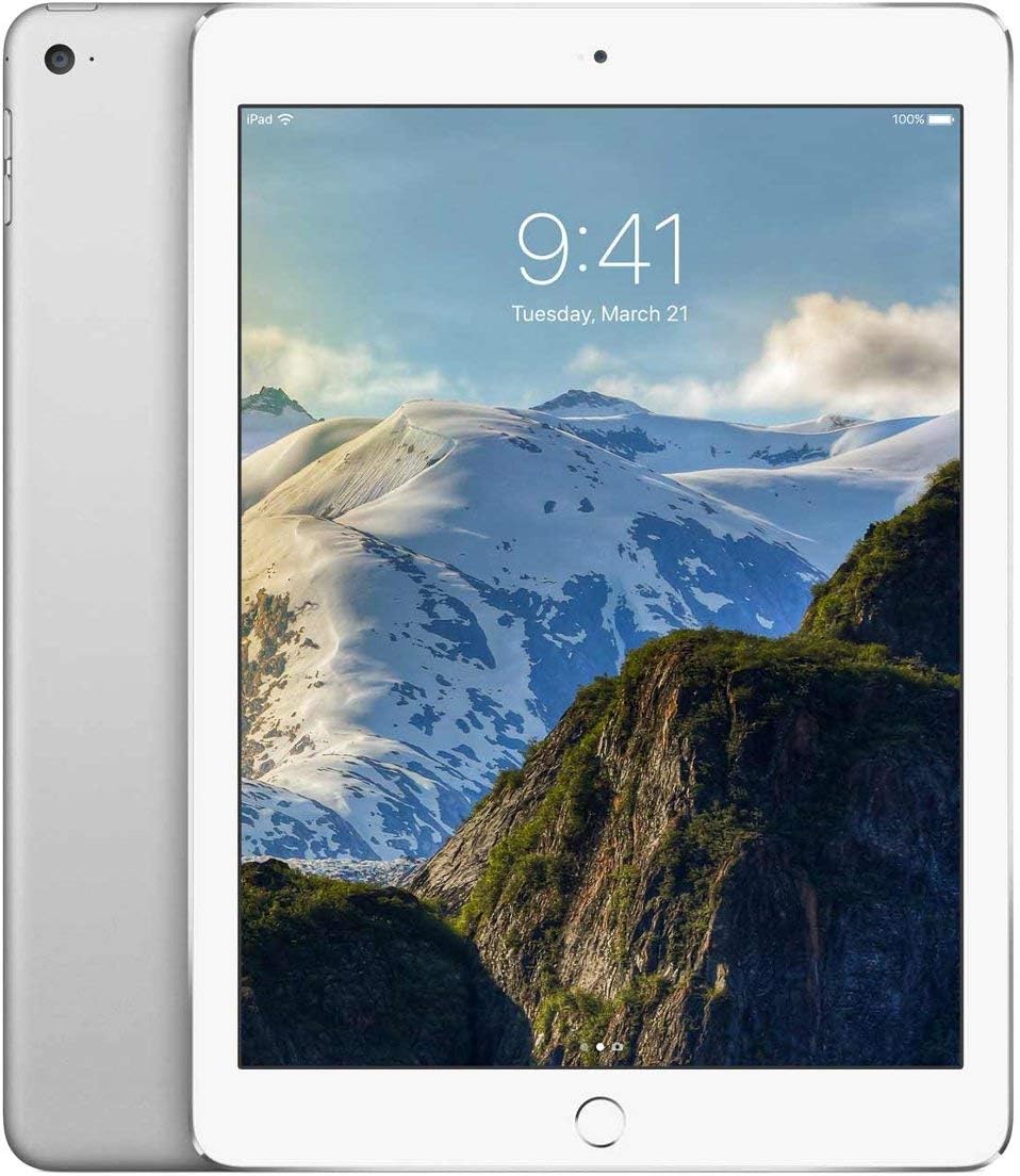 2017 Apple iPad (9.7-inch, Wi-Fi, 128GB) - Silver (Renewed)