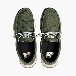 REEF Mens Shoes, Cushion Coast TX, Sedona Olive, 7.5