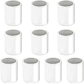 YTFSA 1/2 inch PVC Coupling Adapter, Socket x Socket, Sch40 PVC Pipe Fittings, Slip Connectors, Straight Pressure Fittings for Home or Industrial Use, White