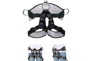 HeeJo Climbing, Safety Safe Seat Belt for Outdoor Tree Climbing, Outward Band Expanding Training Large Size,Climbing Gear