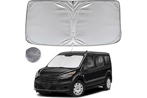 KAYZT Windshield Sun Shade for 2015-2025 Ford Transit Wagon XL,Wagon XLT,Connect Van XL Foldable Sunshade Front Window Custom Fit Car Accessories