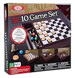 Ideal Premium Wood Cabinet 10 Game Set