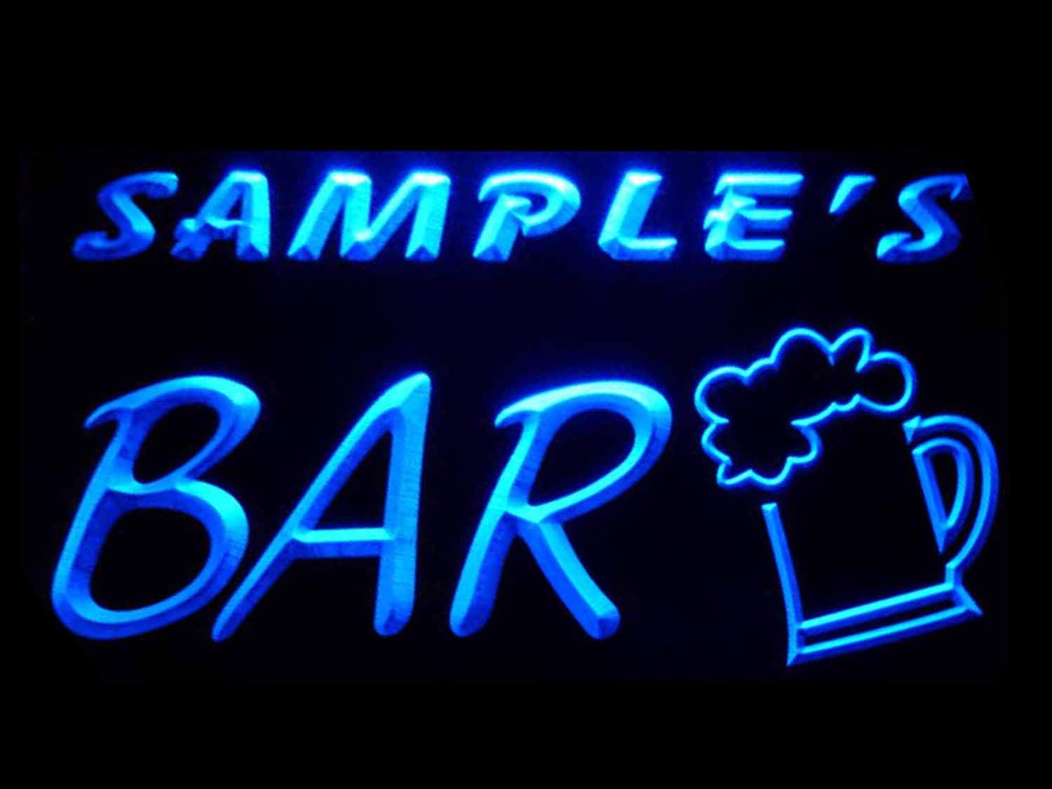 ADVPRO pv-tm Name Personalized Custom Home Brew Bar Beer Mug Glass Neon Light Sign