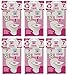 Disposable Toilet Seat Cover Travel Pack of 6 PACKS (42-COUNT) / Cobertor De Sanitario Desechable 42 Count