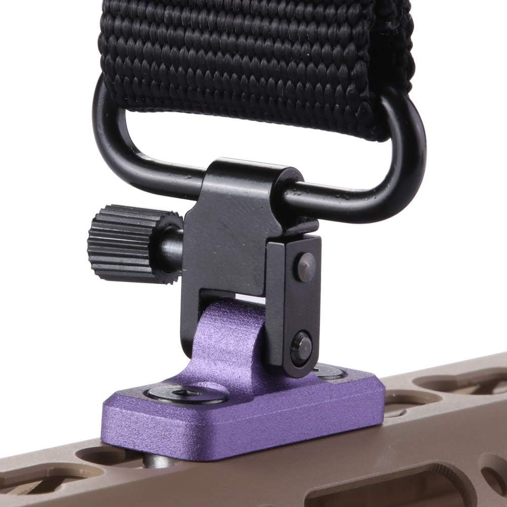 TuFok Mlok/Keymod Sling Mount Stud - Low Profile Design,Aluminum