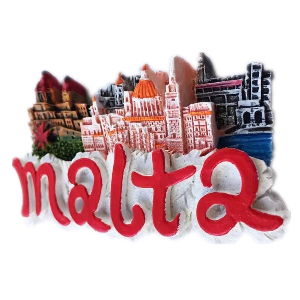 Amazon.com: Malta World - Imán para nevera con diseño de ...