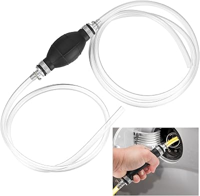 LJAPPLIED Fuel Siphon Pump 2 m Hand Transfer Hose 8mm