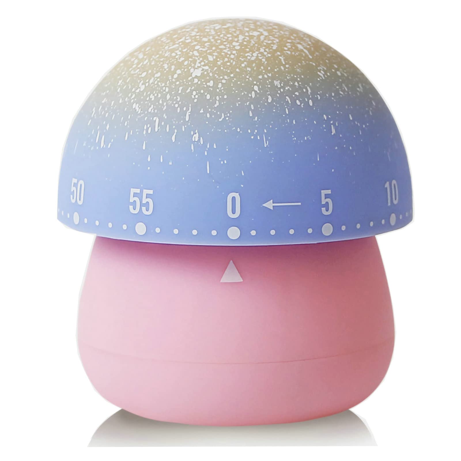 Photo 1 of NUOSWEK Mechanical Kitchen Timer, Cute Mushroom Timer for Kids, Wind Up 60 Minutes Manual Countdown Timer for Classroom, Home, Study and Cooking (Pink Base)