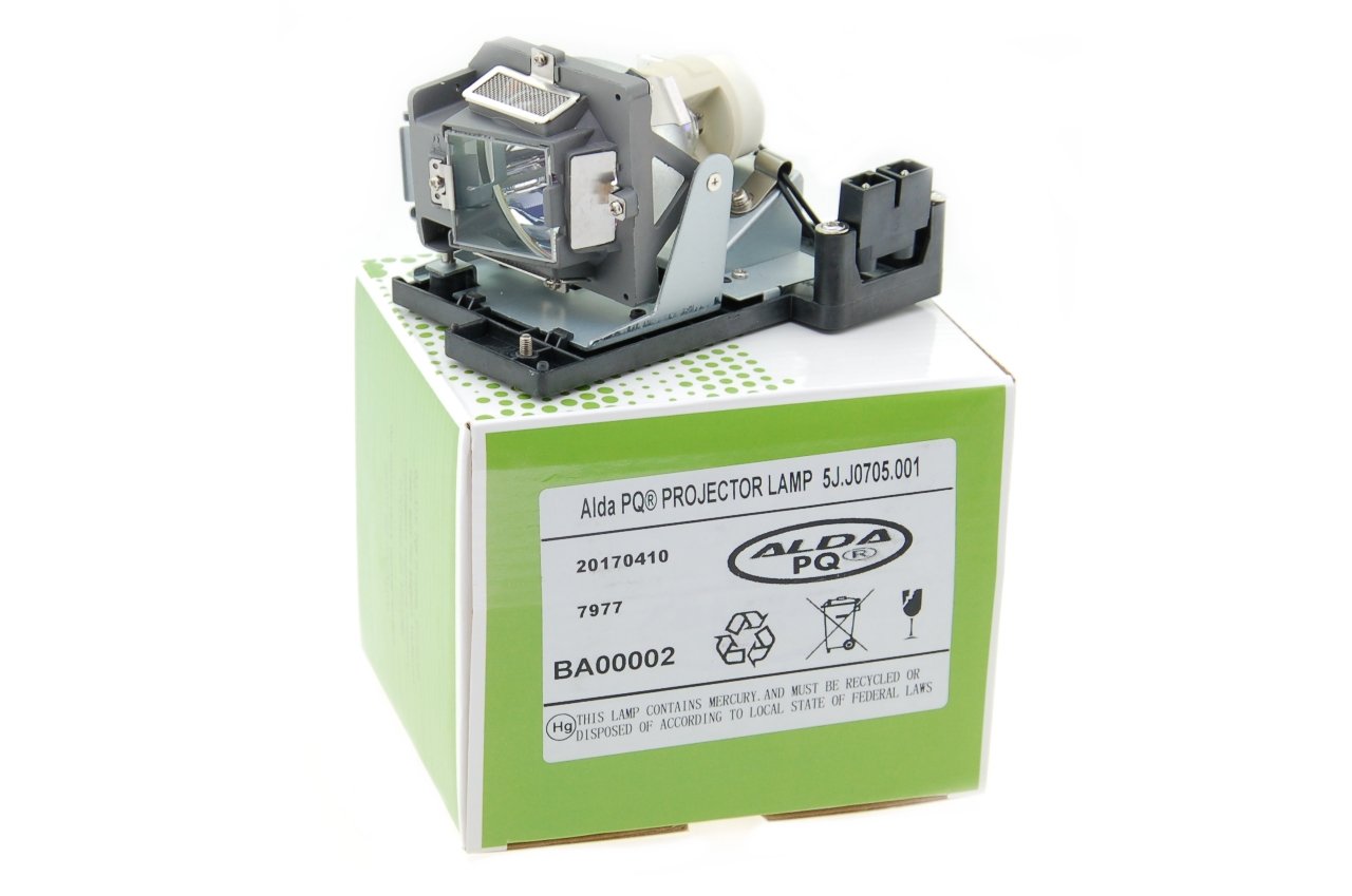 Alda PQ Premium, Projector Lamp compatible with BENQ HP3325, MP670, W600, W600+, 5J.J0705.001 Projectors, Lamp with Housing