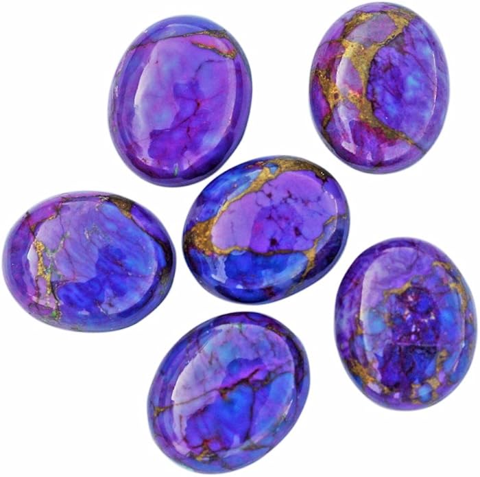 10 Style Square Cabochon Flatback Natural Healing Stone Gemstone Crafts 5Pcs//Lot