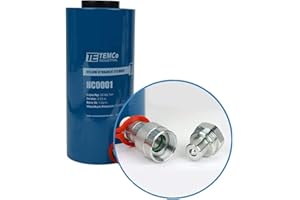 TEMCO INDUSTRIAL TEMCo HC0001 - Hollow Hydraulic Cylinder Ram 20 TON 4 Inch Stroke (Optional Tonnages Availiable)
