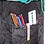 Kenley Knitting Yarn Bag - Wool Skeins Yarn Ball Holder Organizer & Storage Basket - Travel Tote Bag with Slits & Pockets for Crochet Hooks Needles & Accessories - Protects Wool - Prevents Tangling
