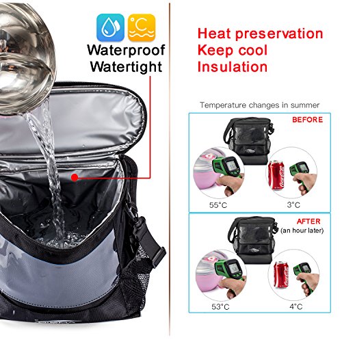 AMEIQ Seat Back Organizer for Car, Cooler with Phone iPad and Tissue Holder, Backseat Watertight Insulated Lunch Bag, Travel Picnic Storage Container (Ordinary-Oval) - Thumbnail 2