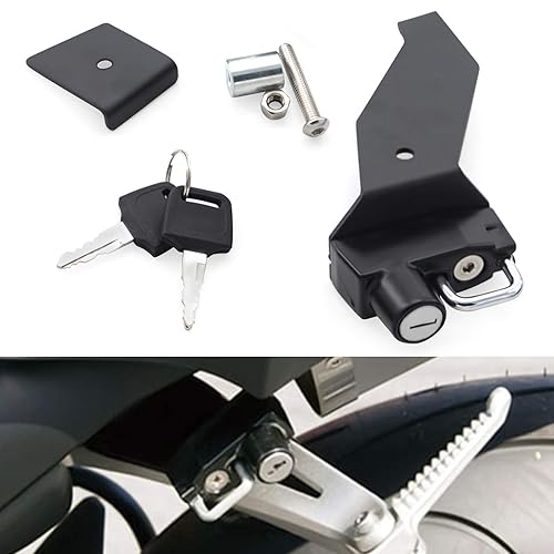Motorcycle Helmet Lock, GUAIMI Anti-Theft Helmet Security Lock for