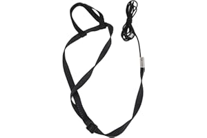 Bird Harness with Training Leash, Adjustable Outdoor Flying Rope for Large Medium Macaw, Budgerigar, Cockatoo, African Grey P