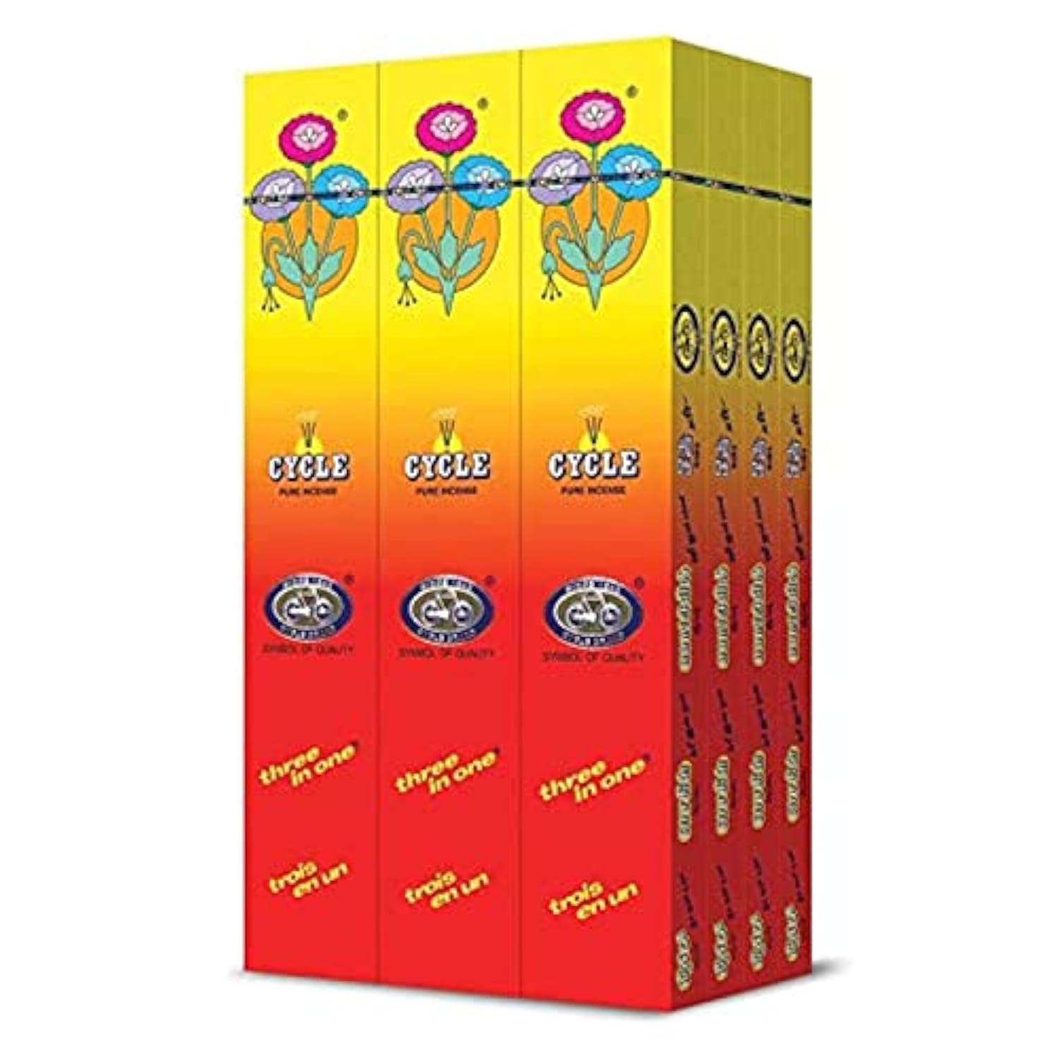 Cycle Incense Sticks 3 in 1 - Pack of 12