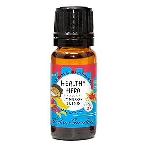 Edens Garden Healthy Hero"OK For Kids" Essential Oil Synergy Blend, 100% Pure Therapeutic Grade (Child Safe 2+, Allergies & Cold Flu), 10 ml