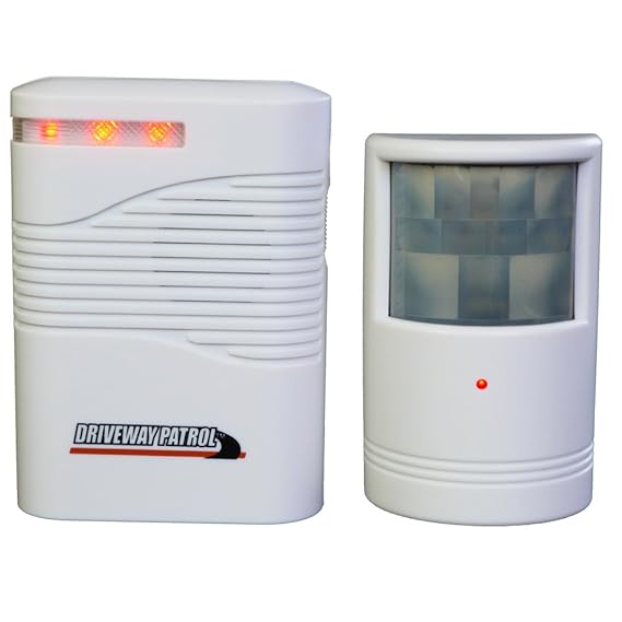 Alarm mit Funk-Bewegungsmelder | drahtlos für Batteriebetrieb | für außen und innen