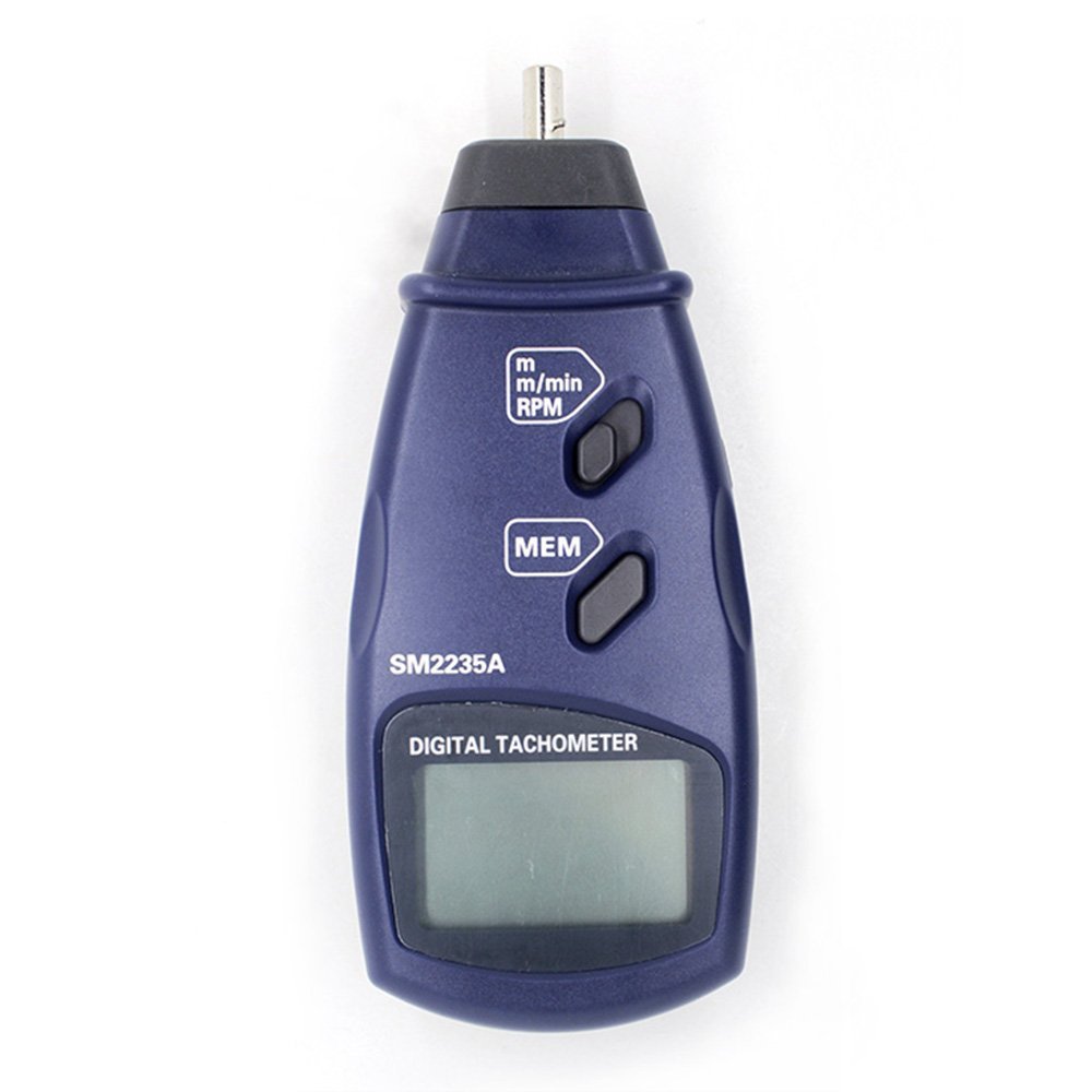 LCD Digital Laser Tachometer Accuracy 0.1RPM Electronic Photo
