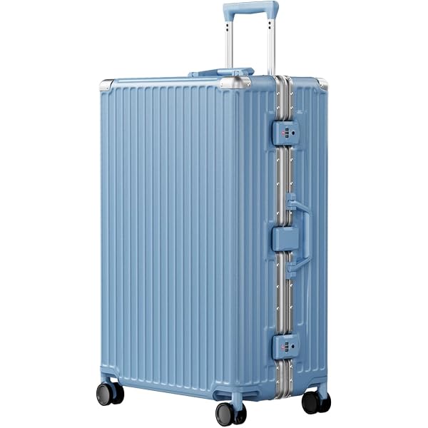 Amazon.com: AnyZip Luggage PC+ABS Aluminum Frame Zipperless
