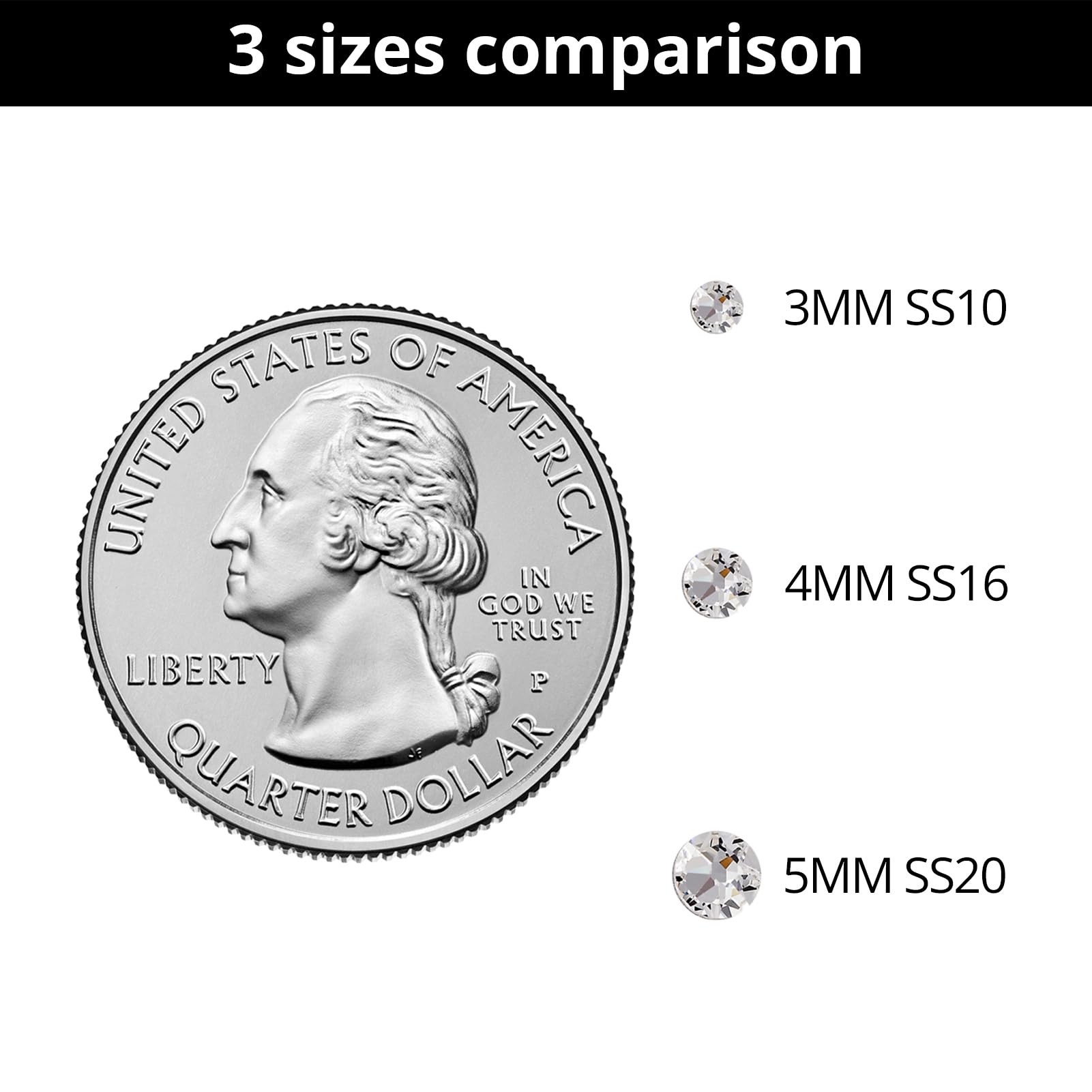 Worthofbest Hotfix Rhinestone Setter, Hot Fix Applicator Tool Bedazzler Kit with rhinestones, Kit, Hot Fixed Wand for Clothes Clothing Fabric Crafts, 5000 Pcs, AB Crystal, Clear, 3 Gems Sizes, Tips