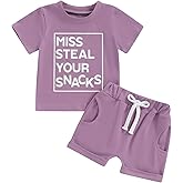 Toddler Baby Girl Summer Clothes Daddys Girl Letter Short Sleeve T Shirt Tops Newborn Rolled Shorts Outfit Set