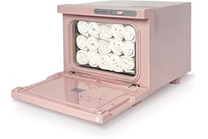 RyJaune Hot Towel Warmer, Pink Towel Warmer Cabinet, Professional 8L Capacity Heating Towel Warmer for Spa, Barber, Salon and Home.