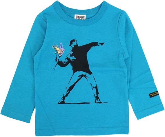 Amazon エフオーキッズ Banksy グラフィ Tシャツa キッズ シャツ 通販