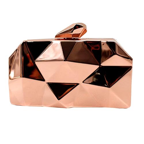 geometric clutch bag