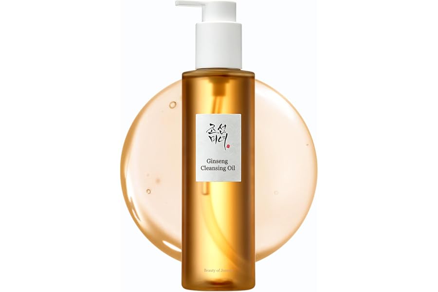 Beauty of Joseon Ginseng Cleansing Oil Waterproof Makeup Remover for Sensitive, Acne-Prone Facial Skin. Korean Skin Care for Men and Women, 210ml, 7.1 fl.oz