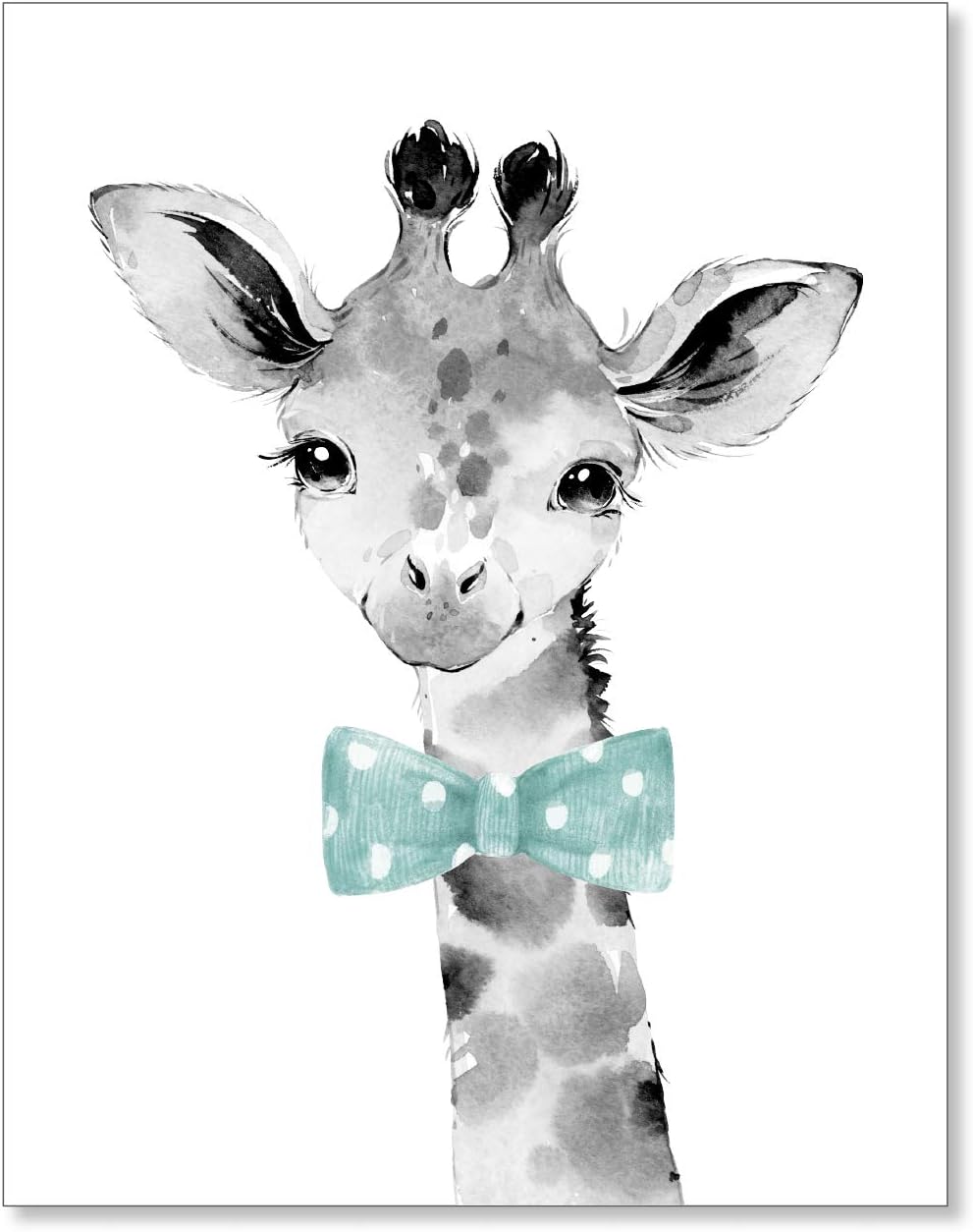 Safari Nursery Giraffe Wall Art Mothers Day Giraffe Print Watercolor Painting Art Collectibles Seasonalliving Com