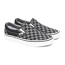 Vans Men's Trainers, Black Pewter Checkerboard, 6 us