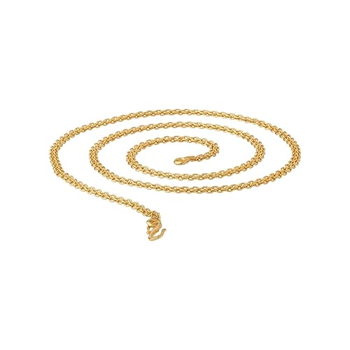 Brass With Yellow Gold Plated Chain For Men
