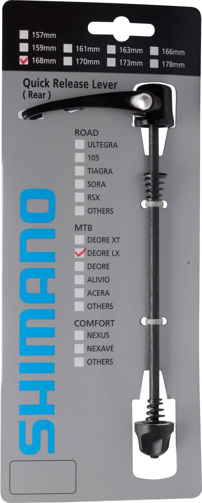 Shimano SPARE PART FHT670 comp Q/R 168mm BK