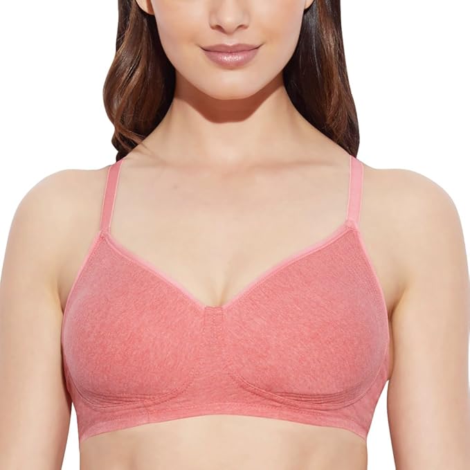 A042 Side Support Shaper Supima Cotton Everyday Bra - Non-Padded, Wirefree & High Coverage