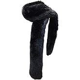Bettli Women's Men's Extra Large Faux Fox Raccoon Fur Scarf Collar Stole Shawl