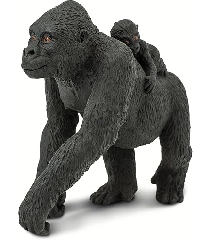Amazon.com: Safari Ltd. Silverback Gorilla Figurine - Realistic