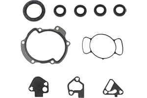 DTOMI Timing Cover Gasket Set Compatible with Cadillac Buick Chevy GMC Vehicle Equinox 3.0L 2010-2012, Acadia 3.6L 2007-2016, SRX STS, 24V Replaces# TCS46108, JV5178, 448924, 67828