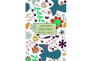 Agenda 2026 2027 Journalier: une page par jour | 12 mois de Juillet 2026 à Juin 2027 | Calendrier avec heures 07:00 - 21:00 |