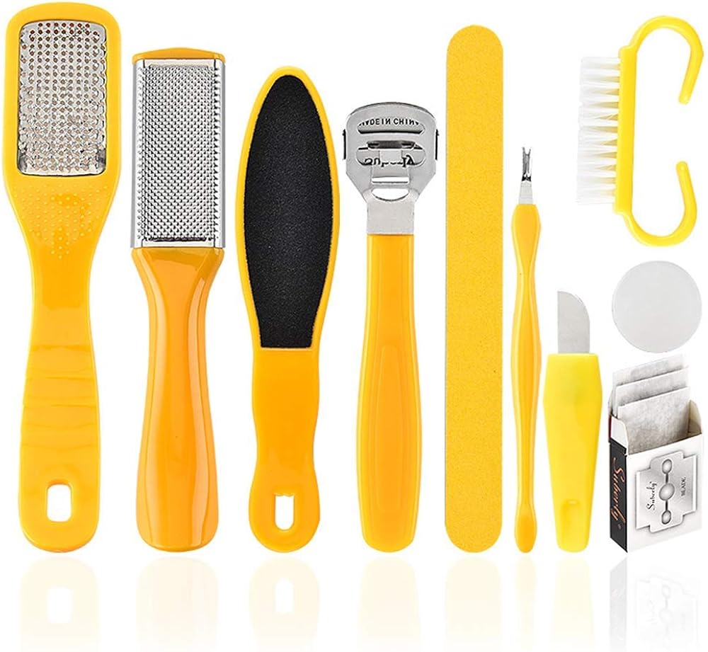Professional 10 in 1 Pedicure Kit Foot File Set Foot Care