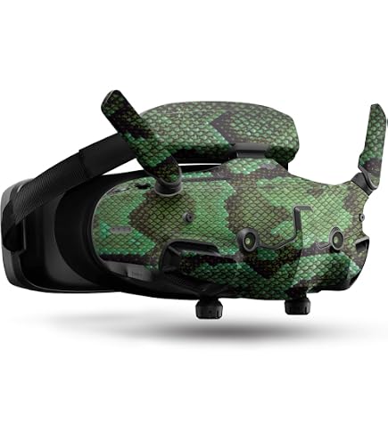 DJI Goggles 3 Skin Protector Adhesivo | PVC Multicolor Estilo Camuflaje | Ultradelgado Y Duradero | Fácil De Poner Y Quitar Sin Residuos