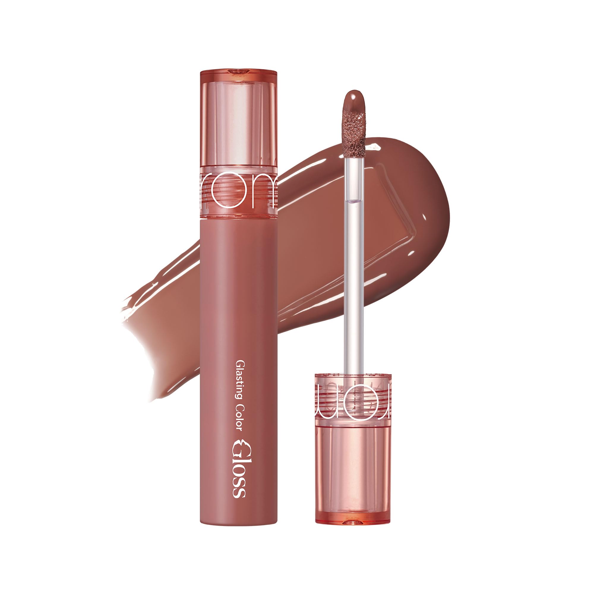 rom&nd Glasting Color Gloss 06 DEEPEN MOOR ㅣPlumping and Juicy Glow finish with refractive oil, Long-lasting, Vidvid Colorㅣ4g 0.14oz (1er Pack)