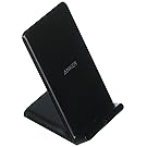 Anker Wireless Charger, Qi-Certified Wireless Charger for iPhone X, iPhone 8/8 Plus, Samsung S9/S9+/S8/S8+/S7/Note 8, and More, PowerPort Wireless 5 Stand (AC Adapter Not Included)