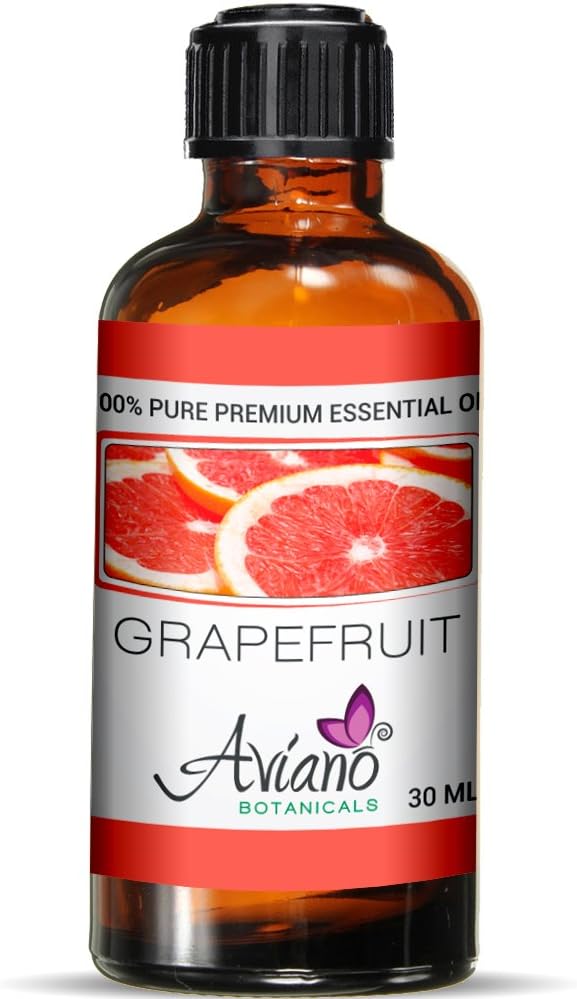 Grapefruit Essential Oil - 100% Pure Blue Diamond Therapeutic Grade by Aviano Botanicals (30 ml)