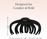 Kitsch Octopus Hair Clips Large Claw Clips 2 Pack Black & Tortoise view 5